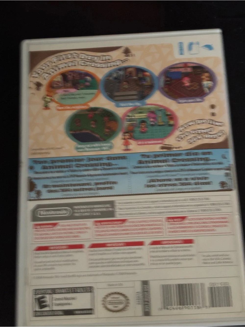 Wii Animal Crossing City Folk Nintendo Wii Complete with Manual
